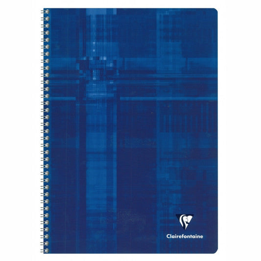 Clairefontaine Wirebound Notebook - Ruled w/margin 50 sheets - 8 1/4 x 11 3/4 - Assorted